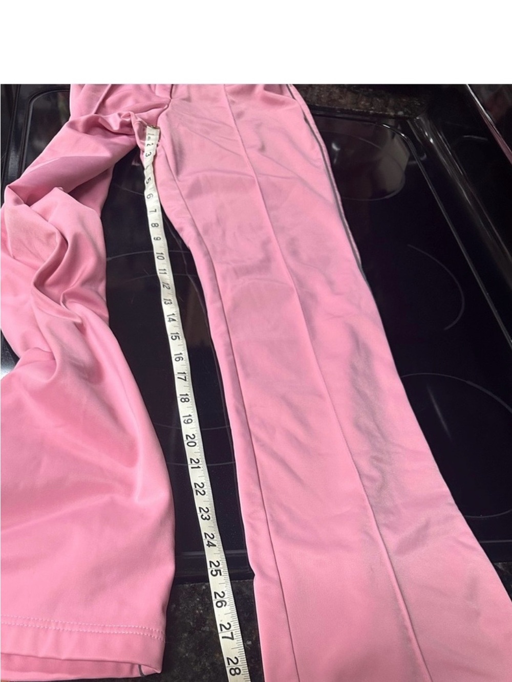 Lacoste Pink Flared Track Pants - Picture 11 of 12